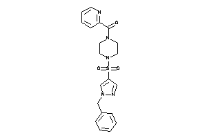 [4-(1-benzylpyrazol-4-yl)sulfonylpiperazino]-(2-pyridyl)methanone