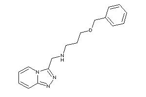 3-benzoxypropyl([1,2,4]triazolo[4,3-a]pyridin-3-ylmethyl)amine