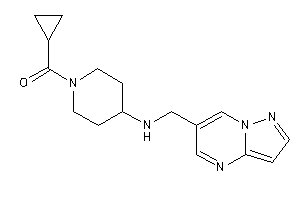 Cyclopropyl-[4-(pyrazolo[1,5-a]pyrimidin-6-ylmethylamino)piperidino]methanone