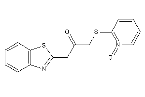 1-(1,3-benzothiazol-2-yl)-3-[(1-keto-2-pyridyl)thio]acetone