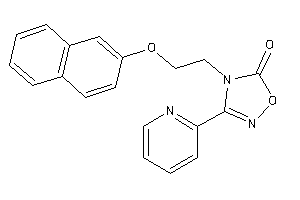 Image of 4-[2-(2-naphthoxy)ethyl]-3-(2-pyridyl)-1,2,4-oxadiazol-5-one