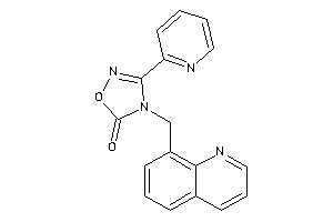 3-(2-pyridyl)-4-(8-quinolylmethyl)-1,2,4-oxadiazol-5-one