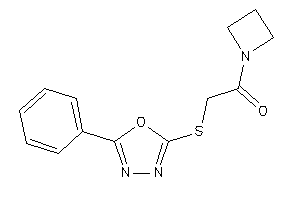 Image of 1-(azetidin-1-yl)-2-[(5-phenyl-1,3,4-oxadiazol-2-yl)thio]ethanone