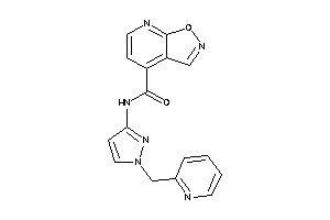 N-[1-(2-pyridylmethyl)pyrazol-3-yl]isoxazolo[5,4-b]pyridine-4-carboxamide