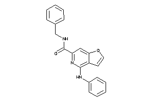 4-anilino-N-benzyl-furo[3,2-c]pyridine-6-carboxamide