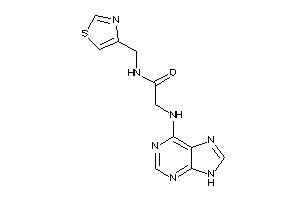 2-(9H-purin-6-ylamino)-N-(thiazol-4-ylmethyl)acetamide