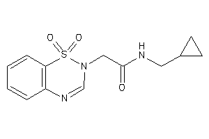 N-(cyclopropylmethyl)-2-(1,1-diketobenzo[e][1,2,4]thiadiazin-2-yl)acetamide