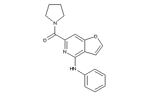 (4-anilinofuro[3,2-c]pyridin-6-yl)-pyrrolidino-methanone