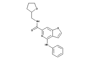 4-anilino-N-(tetrahydrofurfuryl)furo[3,2-c]pyridine-6-carboxamide