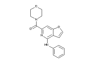 (4-anilinofuro[3,2-c]pyridin-6-yl)-morpholino-methanone