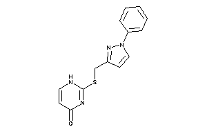 2-[(1-phenylpyrazol-3-yl)methylthio]-1H-pyrimidin-4-one