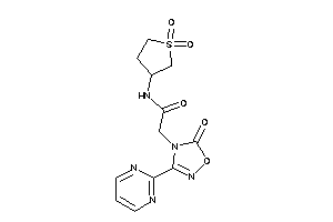 N-(1,1-diketothiolan-3-yl)-2-[5-keto-3-(2-pyrimidyl)-1,2,4-oxadiazol-4-yl]acetamide
