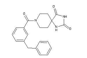 8-(3-benzylbenzoyl)-2,4,8-triazaspiro[4.5]decane-1,3-quinone