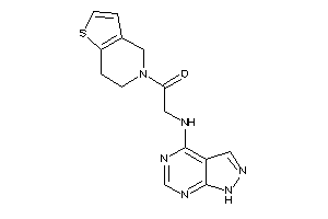 1-(6,7-dihydro-4H-thieno[3,2-c]pyridin-5-yl)-2-(1H-pyrazolo[3,4-d]pyrimidin-4-ylamino)ethanone