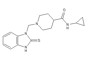 N-cyclopropyl-1-[(2-thioxo-3H-benzimidazol-1-yl)methyl]isonipecotamide