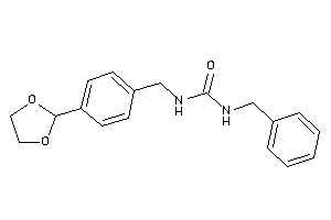 1-benzyl-3-[4-(1,3-dioxolan-2-yl)benzyl]urea