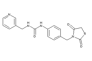 1-[4-[(2,4-diketothiazolidin-3-yl)methyl]phenyl]-3-(3-pyridylmethyl)urea