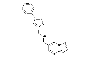 (4-phenylthiazol-2-yl)methyl-(pyrazolo[1,5-a]pyrimidin-6-ylmethyl)amine