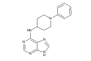 (1-phenyl-4-piperidyl)-(9H-purin-6-yl)amine