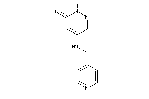 4-(4-pyridylmethylamino)-1H-pyridazin-6-one