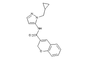 N-[2-(cyclopropylmethyl)pyrazol-3-yl]-2H-chromene-3-carboxamide