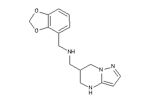 1,3-benzodioxol-4-ylmethyl(4,5,6,7-tetrahydropyrazolo[1,5-a]pyrimidin-6-ylmethyl)amine