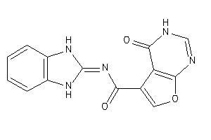 N-(1,3-dihydrobenzimidazol-2-ylidene)-4-keto-3H-furo[2,3-d]pyrimidine-5-carboxamide