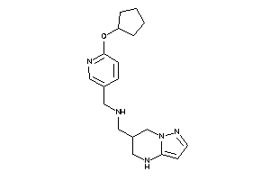 [6-(cyclopentoxy)-3-pyridyl]methyl-(4,5,6,7-tetrahydropyrazolo[1,5-a]pyrimidin-6-ylmethyl)amine