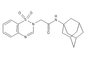 N-(1-adamantyl)-2-(1,1-diketobenzo[e][1,2,4]thiadiazin-2-yl)acetamide