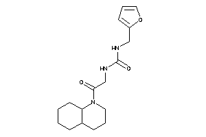 1-[2-(3,4,4a,5,6,7,8,8a-octahydro-2H-quinolin-1-yl)-2-keto-ethyl]-3-(2-furfuryl)urea