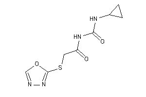 N-(cyclopropylcarbamoyl)-2-(1,3,4-oxadiazol-2-ylthio)acetamide