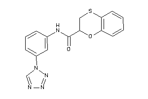 N-[3-(tetrazol-1-yl)phenyl]-2,3-dihydro-1,4-benzoxathiine-2-carboxamide