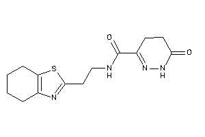 6-keto-N-[2-(4,5,6,7-tetrahydro-1,3-benzothiazol-2-yl)ethyl]-4,5-dihydro-1H-pyridazine-3-carboxamide