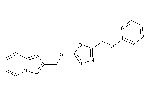 2-(indolizin-2-ylmethylthio)-5-(phenoxymethyl)-1,3,4-oxadiazole