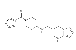 3-furyl-[4-(4,5,6,7-tetrahydropyrazolo[1,5-a]pyrimidin-6-ylmethylamino)piperidino]methanone