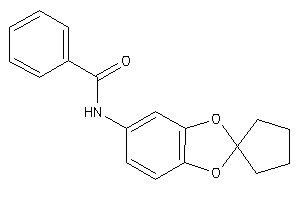 Image of N-spiro[1,3-benzodioxole-2,1'-cyclopentane]-5-ylbenzamide