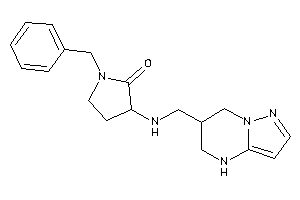 1-benzyl-3-(4,5,6,7-tetrahydropyrazolo[1,5-a]pyrimidin-6-ylmethylamino)-2-pyrrolidone