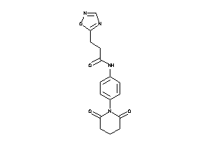 N-(4-glutarimidophenyl)-3-(1,2,4-oxadiazol-5-yl)propionamide