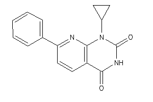 1-cyclopropyl-7-phenyl-pyrido[2,3-d]pyrimidine-2,4-quinone