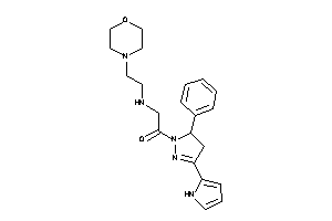 2-(2-morpholinoethylamino)-1-[5-phenyl-3-(1H-pyrrol-2-yl)-2-pyrazolin-1-yl]ethanone