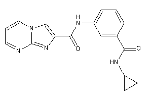 N-[3-(cyclopropylcarbamoyl)phenyl]imidazo[1,2-a]pyrimidine-2-carboxamide