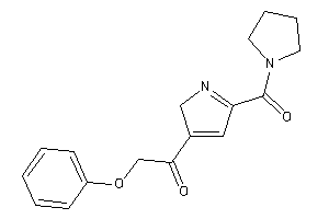Image of 2-phenoxy-1-[5-(pyrrolidine-1-carbonyl)-2H-pyrrol-3-yl]ethanone