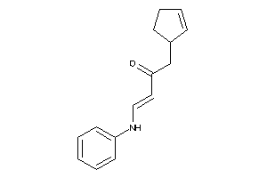 4-anilino-1-cyclopent-2-en-1-yl-but-3-en-2-one