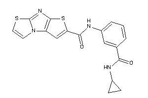 N-[3-(cyclopropylcarbamoyl)phenyl]BLAHcarboxamide