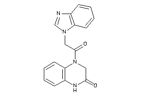 4-[2-(benzimidazol-1-yl)acetyl]-1,3-dihydroquinoxalin-2-one