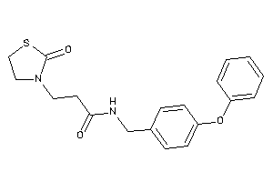 3-(2-ketothiazolidin-3-yl)-N-(4-phenoxybenzyl)propionamide