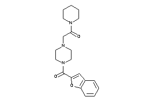 2-[4-(benzofuran-2-carbonyl)piperazino]-1-piperidino-ethanone