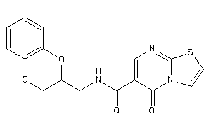 Image of N-(2,3-dihydro-1,4-benzodioxin-3-ylmethyl)-5-keto-thiazolo[3,2-a]pyrimidine-6-carboxamide