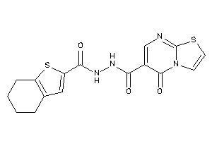 5-keto-N'-(4,5,6,7-tetrahydrobenzothiophene-2-carbonyl)thiazolo[3,2-a]pyrimidine-6-carbohydrazide