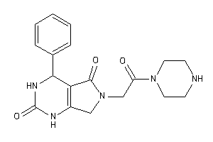 6-(2-keto-2-piperazino-ethyl)-4-phenyl-1,3,4,7-tetrahydropyrrolo[3,4-d]pyrimidine-2,5-quinone